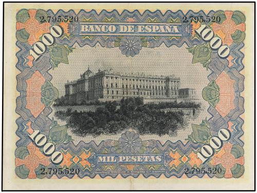BANCO DE ESPAÑA. 1.000 Pesetas. 15 Julio 1907. Palacio Real 