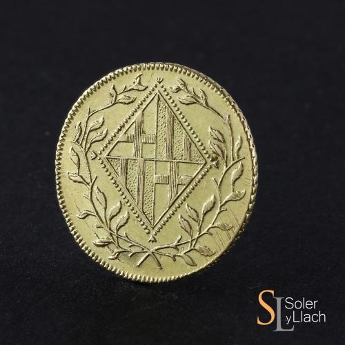 OCUPACIÓN NAPOLEÓNICA de CATALUNYA. 20 Pesetas. 1813. BARCEL