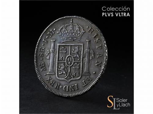 CARLOS III. 8 Reales. 1774. LIMA. J.M. 27,11 grs. Ligera pát