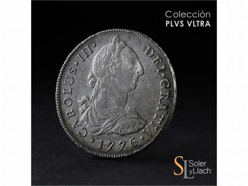 CARLOS III. 8 Reales. 1776. LIMA. M.J. 26,86 grs. Acuñación 