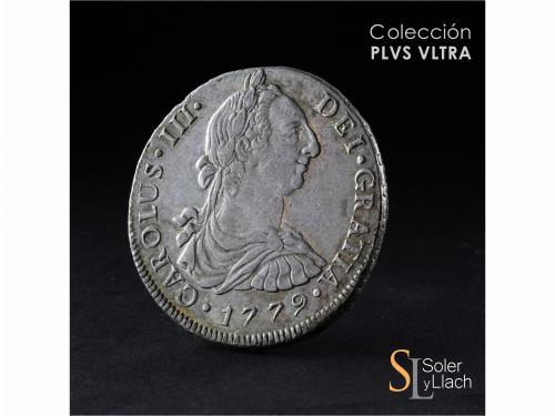 CARLOS III. 8 Reales. 1779. LIMA. M.J. 26,88 grs. Acuñación 