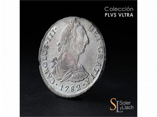 CARLOS III. 8 Reales. 1782. LIMA. M.I. 26,91 grs. Acuñación 