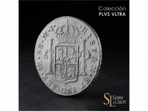 CARLOS III. 8 Reales. 1784. LIMA. M.I. 26,83 grs. Rayitas de