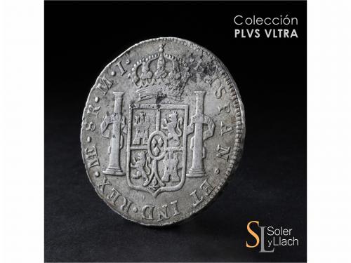 CARLOS III. 8 Reales. 1785. LIMA. M.I. 26,69 grs. Ligeras ox