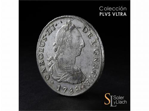 CARLOS III. 8 Reales. 1788. LIMA. I.J. 26,76 grs. Acuñación 