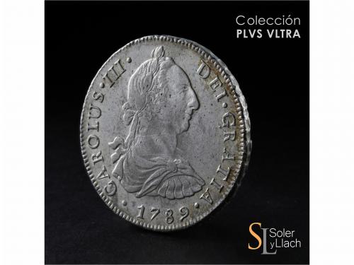 CARLOS III. 8 Reales. 1789. LIMA. I.J. 26,97 grs. Acuñación 
