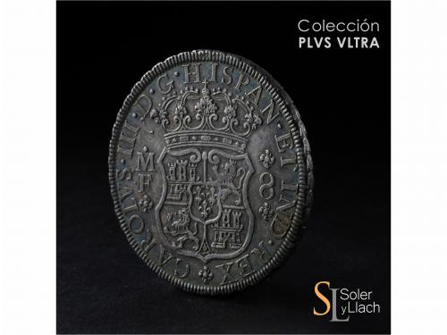 CARLOS III. 8 Reales. 1769. MÉXICO. M.F. 26,91 grs. Columnar