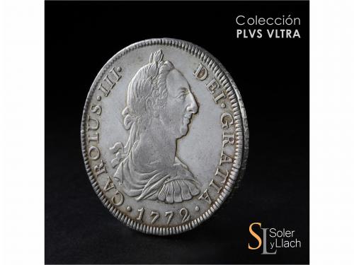 CARLOS III. 8 Reales. 1772. MÉXICO. M.F. 26,81 grs. Primer a
