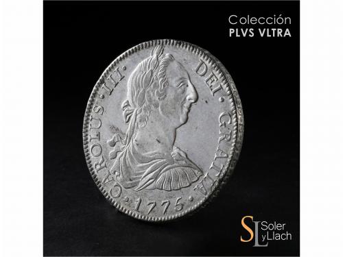 CARLOS III. 8 Reales. 1775. MÉXICO. F.M. 26,92 grs. Acuñació