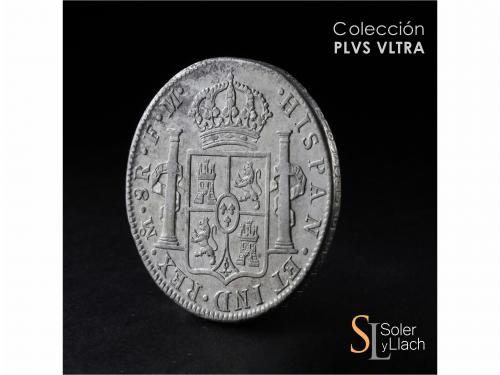 CARLOS III. 8 Reales. 1776. MÉXICO. F.M. 26,6 grs. Restos de