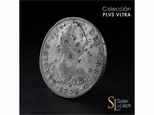CARLOS III. 8 Reales. 1778. MÉXICO. F.M. 26,57 grs. Múltiple