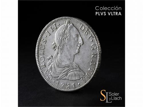CARLOS III. 8 Reales. 1781. MÉXICO. F.F. 26,95 grs. Leves go
