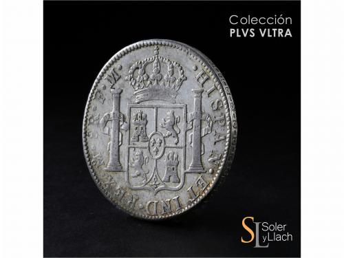 CARLOS III. 8 Reales. 1786. MÉXICO. F.M. 26,89 grs. Acuñació
