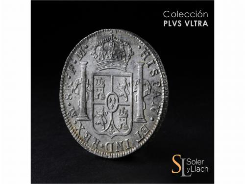 CARLOS III. 8 Reales. 1789. MÉXICO. F.M. 27 grs. Leves rotur
