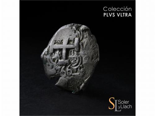 CARLOS III. 8 Reales. 1766. POTOSÍ. V.-Y. 26,75 grs. Dos fec