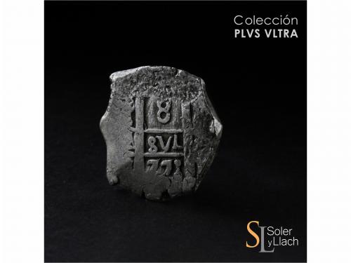 CARLOS III. 8 Reales. 1771. POTOSÍ. V.-Y. 26,93 grs. MBC. / 