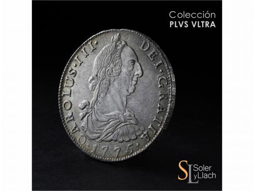 CARLOS III. 8 Reales. 1775. POTOSÍ. J.R. 26,95 grs. Ligera p