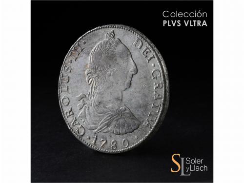 CARLOS III. 8 Reales. 1780. POTOSÍ. P.R. 27,05 grs. Acuñació