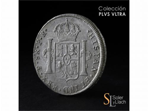 CARLOS III. 8 Reales. 1786. POTOSÍ. P.R. 26,77 grs. Acuñació