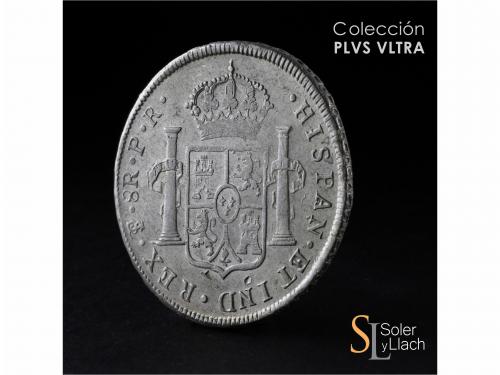 CARLOS III. 8 Reales. 1787. POTOSÍ. P.R. 26,89 grs. Acuñació