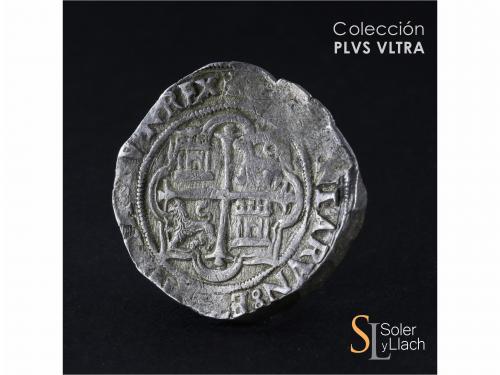 FELIPE II. 8 Reales. S/F. MÉXICO. (F). Anv.: M roel encima /