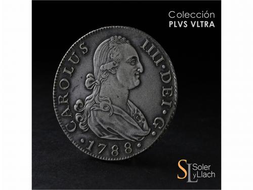 CARLOS IV. 8 Reales. 1788. SEVILLA. C. 26,72 grs. Pátina osc