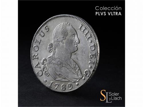 CARLOS IV. 8 Reales. 1789. SEVILLA. C. 26,86 grs. Acuñación 
