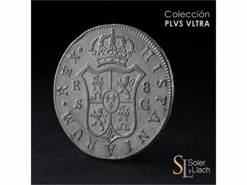 CARLOS IV. 8 Reales. 1789. SEVILLA. C. 26,86 grs. Acuñación 