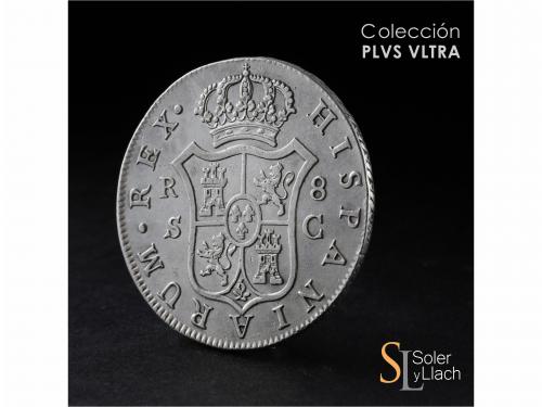 CARLOS IV. 8 Reales. 1792. SEVILLA. C. 26,69 grs. Escasa. MB