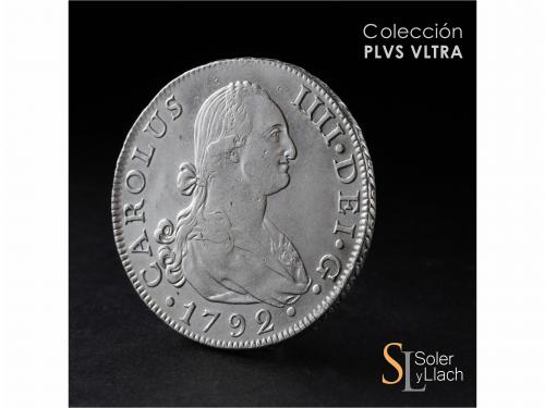 CARLOS IV. 8 Reales. 1792. SEVILLA. C.N. 26,98 grs. Pequeños
