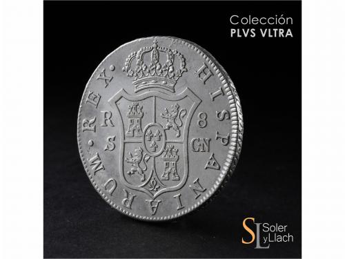 CARLOS IV. 8 Reales. 1792. SEVILLA. C.N. 26,98 grs. Pequeños