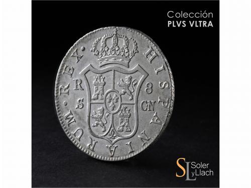CARLOS IV. 8 Reales. 1795. SEVILLA. C.N. 26,76 grs. Restos d