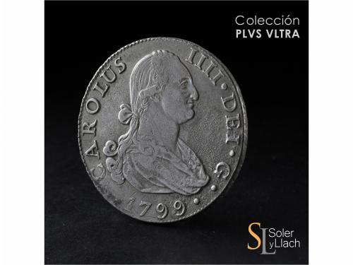 CARLOS IV. 8 Reales. 1799. SEVILLA. C.N. 26,59 grs. Pequeñas