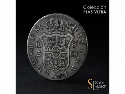 CARLOS IV. 8 Reales. 1800. SEVILLA. C.N. 26,54 grs. Rayas. L