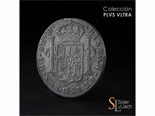 CARLOS IV. 8 Reales. 1790. GUATEMALA. M. 26,69 grs. Busto de