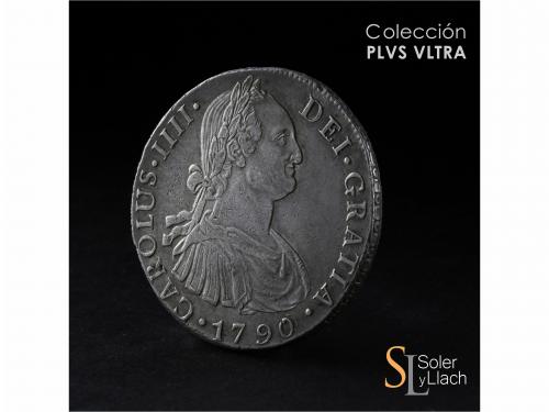 CARLOS IV. 8 Reales. 1790. GUATEMALA. M. 26,91 grs. Primer a