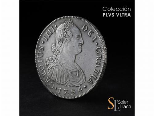 CARLOS IV. 8 Reales. 1794. GUATEMALA. M. 26,96 grs. Levísima