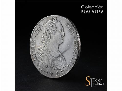 CARLOS IV. 8 Reales. 1799. GUATEMALA. M. 26,67 grs. Cuño de 