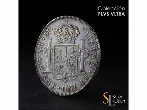 CARLOS IV. 8 Reales. 1802. GUATEMALA. M. 26,9 grs. Ligera pá