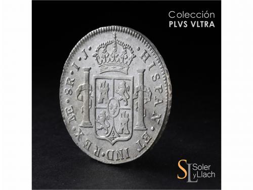 CARLOS IV. 8 Reales. 1790. LIMA. I.J. 26,67 grs. Busto de Ca