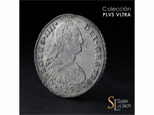 CARLOS IV. 8 Reales. 1792. LIMA. I.J. 26,92 grs. Ligera páti