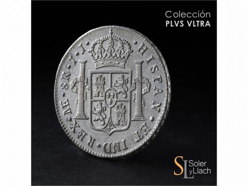 CARLOS IV. 8 Reales. 1794. LIMA. I.J. 27,28 grs. Restos de b