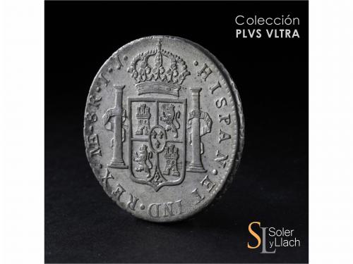 CARLOS IV. 8 Reales. 1795. LIMA. I.J. 26,55 grs. Acuñación a