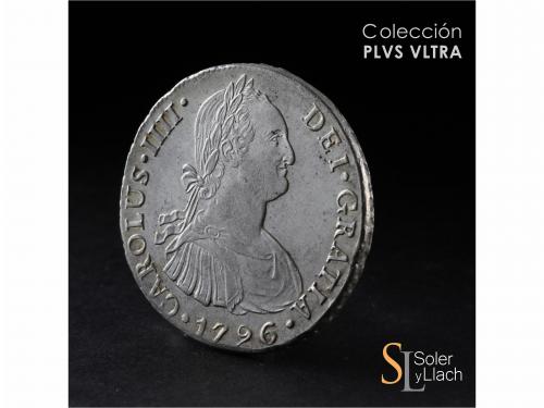CARLOS IV. 8 Reales. 1796. LIMA. I.J. 26,97 grs. Pleno brill