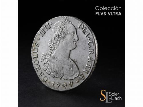 CARLOS IV. 8 Reales. 1797. LIMA. I.J. 26,98 grs. Levísimas r