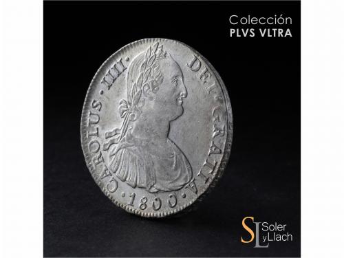 CARLOS IV. 8 Reales. 1800. LIMA. I.J. 27,22 grs. Acuñación a