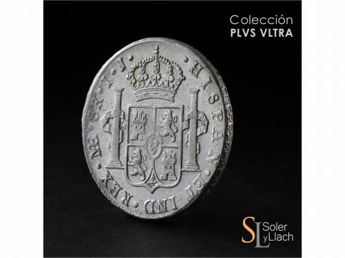 CARLOS IV. 8 Reales. 1802. LIMA. I.J. 27,62 grs. Brillo orig