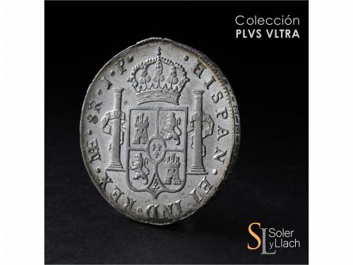 CARLOS IV. 8 Reales. 1803. LIMA. J.P. 26,87 grs. Cordoncillo