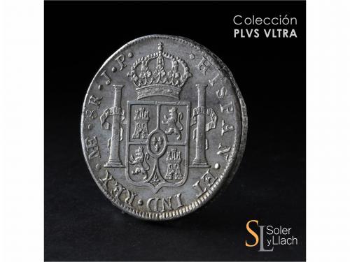 CARLOS IV. 8 Reales. 1804. LIMA. J.P. 26,91 grs. Cordoncillo