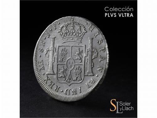 CARLOS IV. 8 Reales. 1805. LIMA. J.P. 26,24 grs. Zonas de la